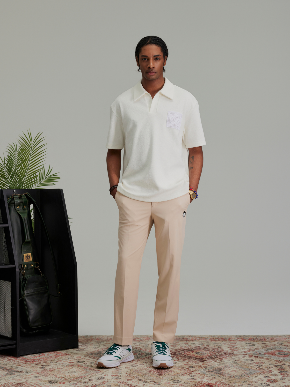 Needle Emblem Soft PIQUE Polo
