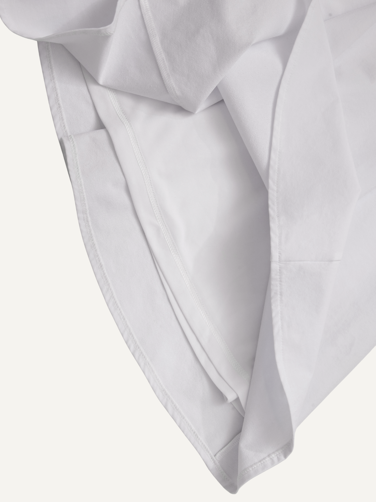 Women’s white golf dress built-in shorts lining detail and inner fabric, Khalhon