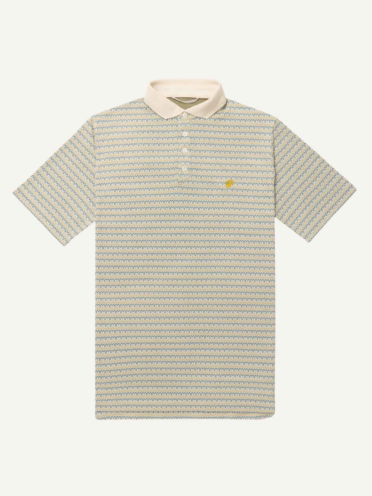 Public Athlete Striped Polo