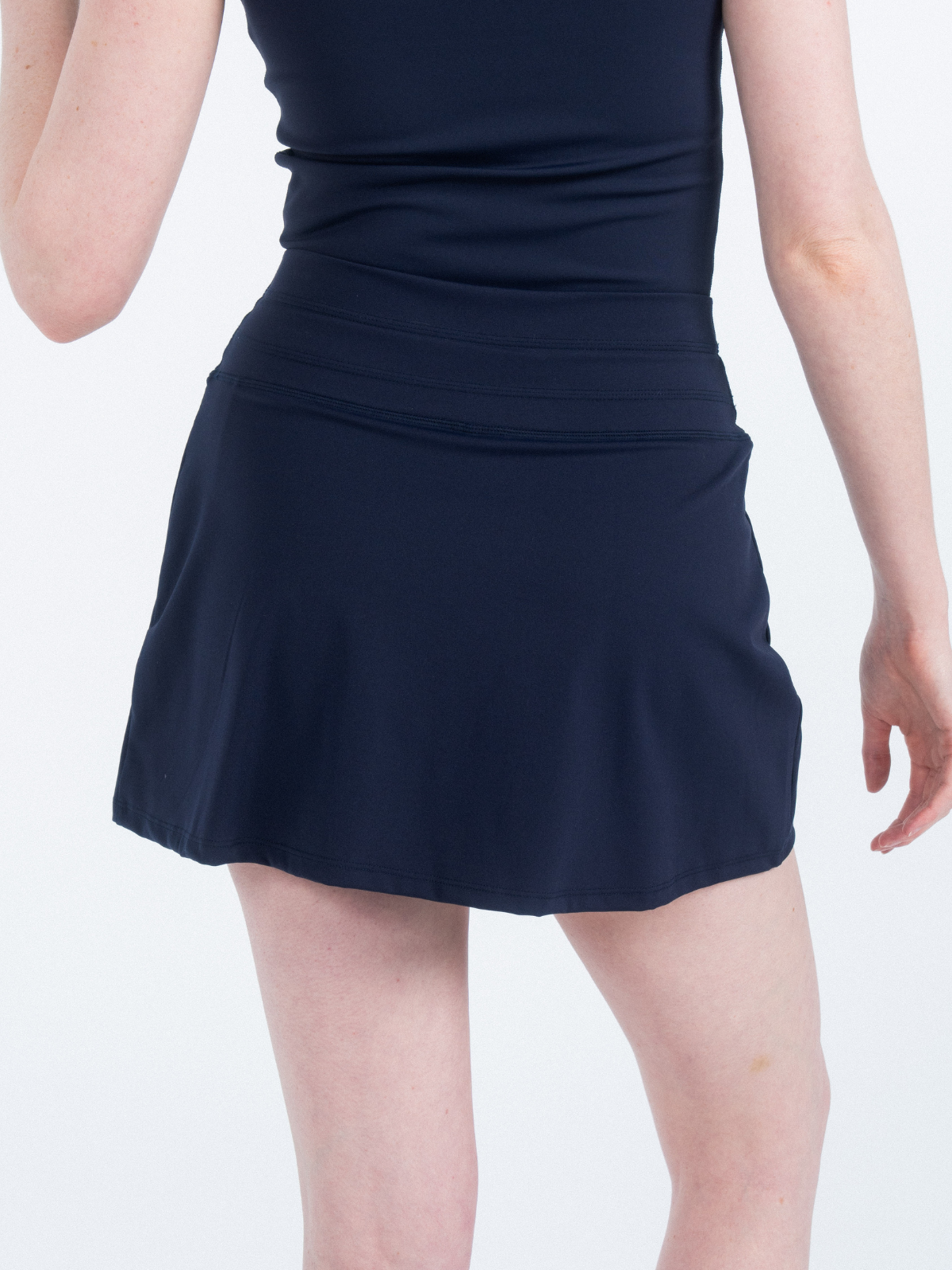 Navy Ready skort, back view, Sierra Madre