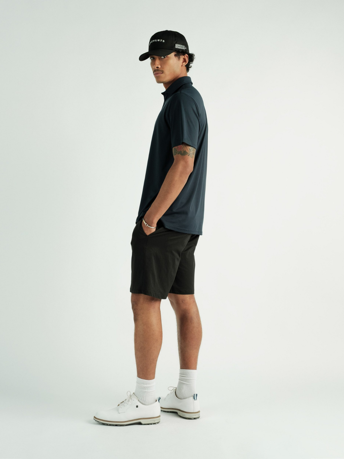 Navy Counselor Polo, Students Golf, model side view