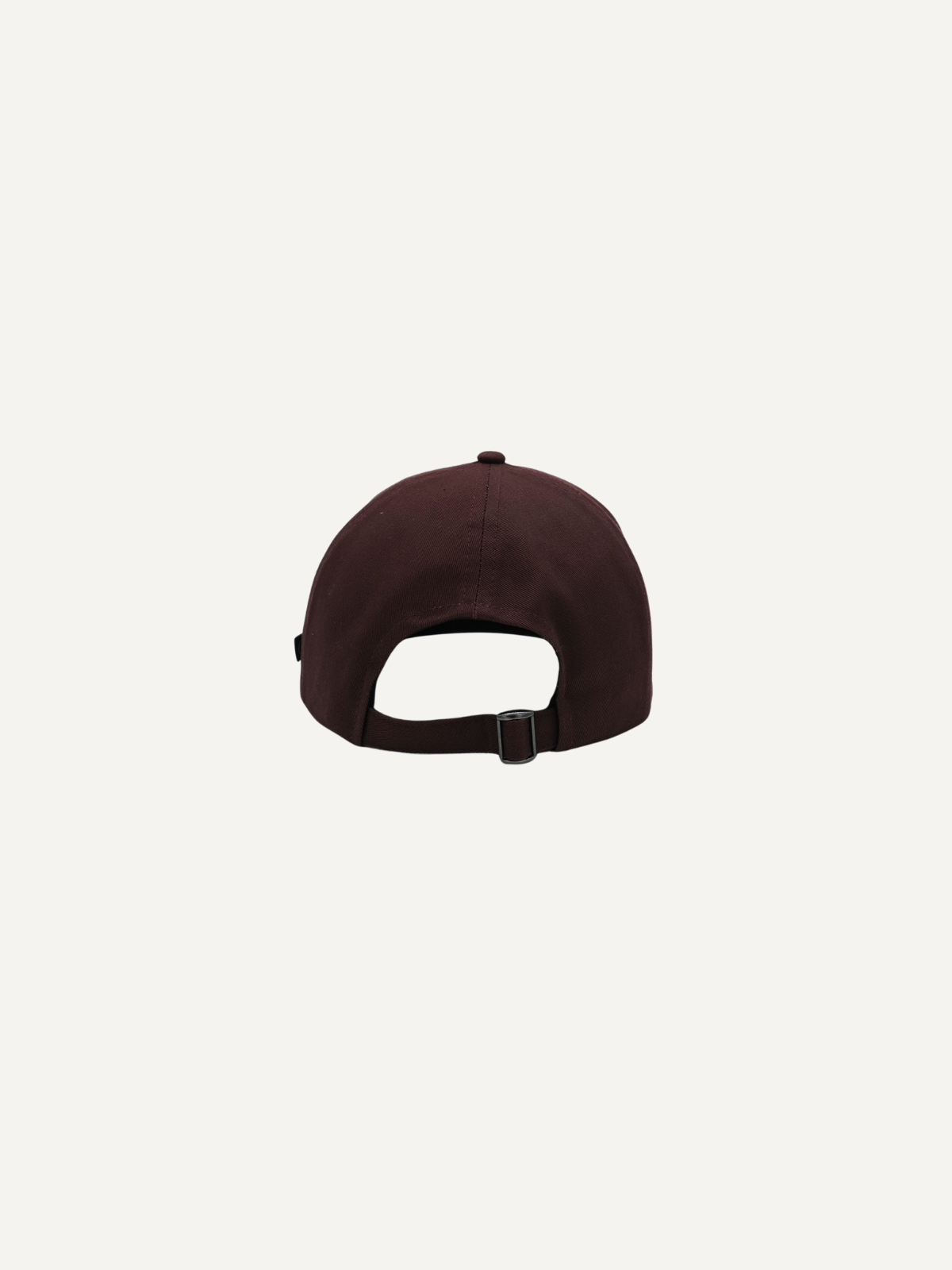 Brown Golf Dealer cap with adjustable strap, Students Golf, back view