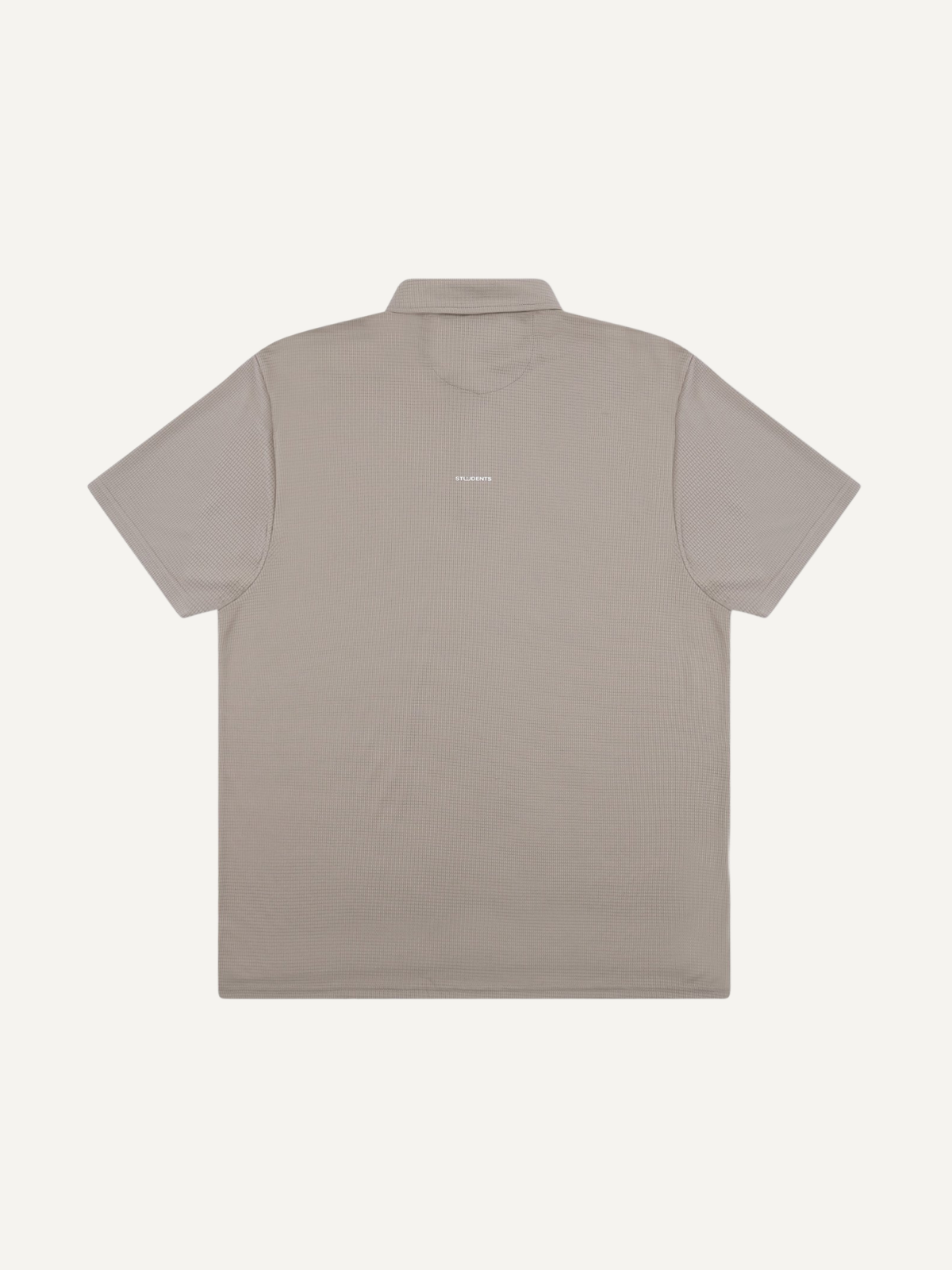 Beige Librarian Polo, Students Golf, back view